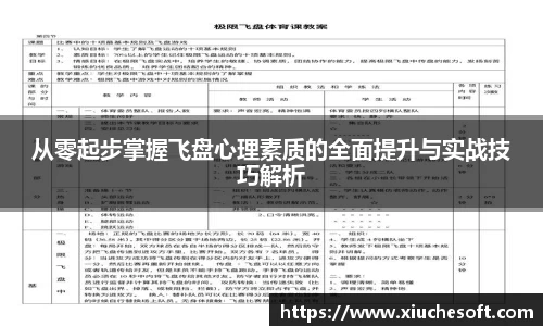 从零起步掌握飞盘心理素质的全面提升与实战技巧解析